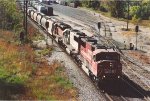 Eastbound grain train